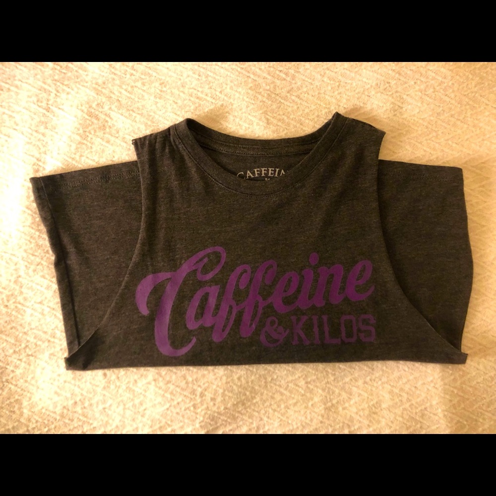 Classic Caffiene and Kilos Tank, Small NWOT
